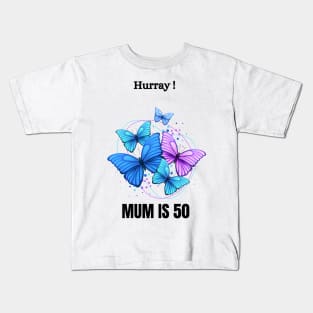 Mummy's 50th birthday Kids T-Shirt